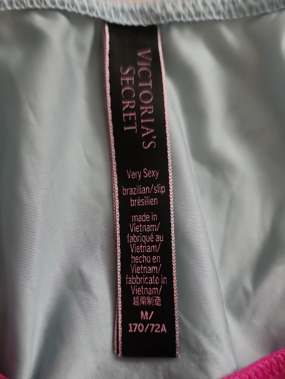 VS 3 Pair Bling Brazilian Very Sexy Panties. Size: M - Picture 3 of 7